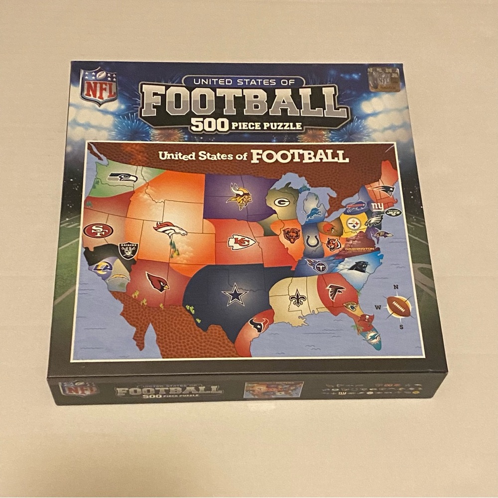 MasterPieces 500 Piece United States of Football Puzzle – Officially Licensed